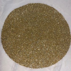 Sparkles Luminous Rhinestone Diamond Gold Placemat